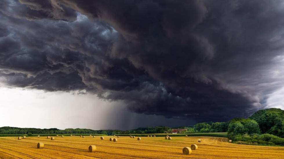 Photo d'orage en formation